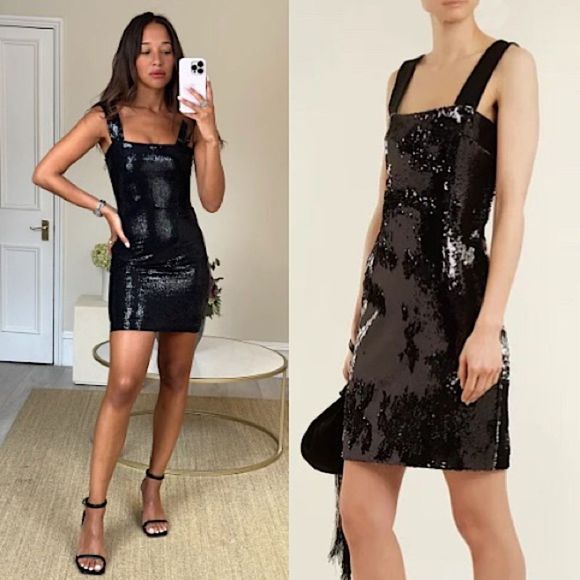 GALVAN LONDON SALAR SEQUIN DRESS - Picture 2 of 14